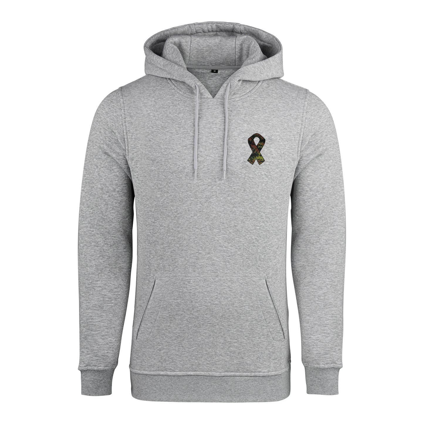RBBN_SaluteToService_Ribbon Hoodie grau Flecktarn Brustlogo