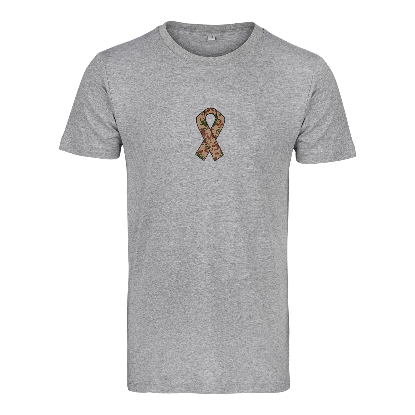 RBBN_SaluteToService_Ribbon T Shirt grau Wuestentarn Frontlogo