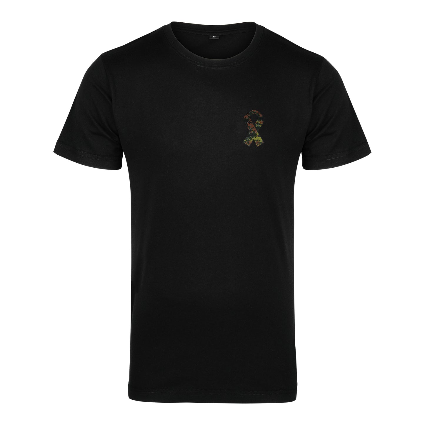 RBBN_SaluteToService_Ribbon T Shirt schwarz Flecktarn Brustlogo