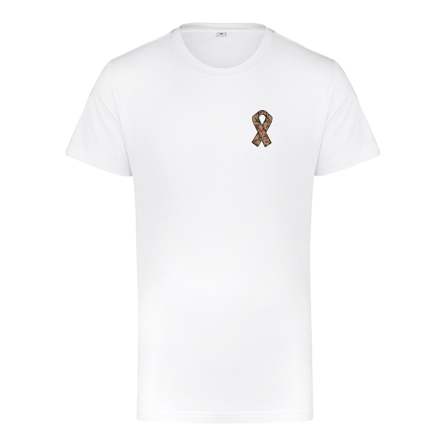RBBN_SaluteToService_Ribbon T Shirt weiss Wuestentarn Brustlogo